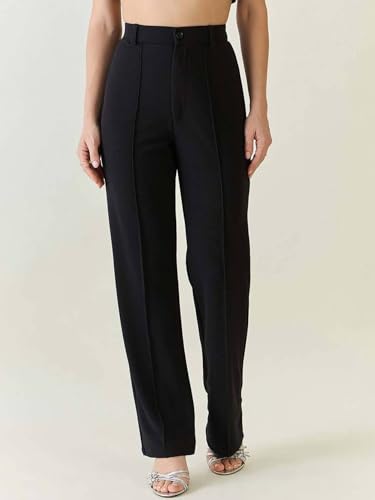 KOTTY Women Polyester Blend Solid Trousers - Image 2