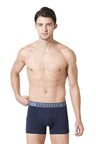 Van Heusen Men Denim Jacquard