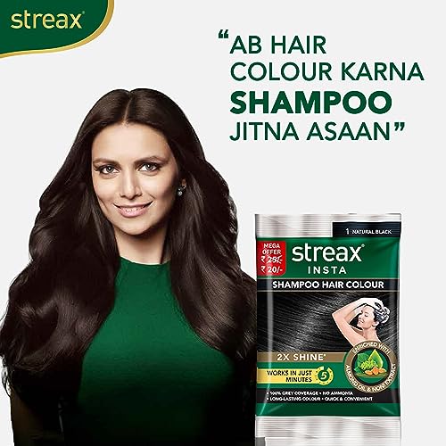 Streax Insta Shampoo Hair Colour