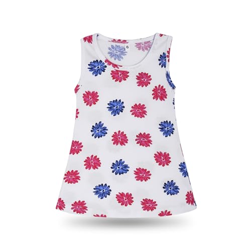 T2F Baby Girls' Printed Nightgown