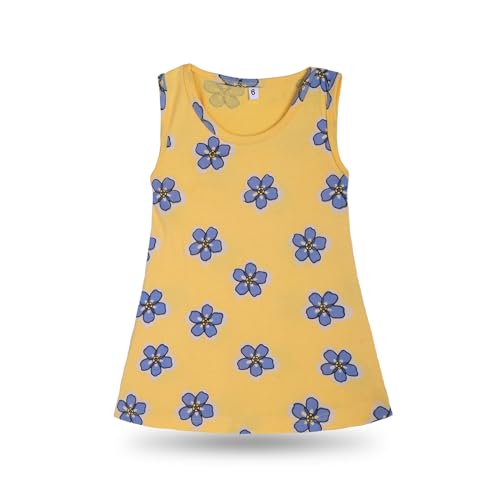 T2F Baby Girls' Printed Nightgown