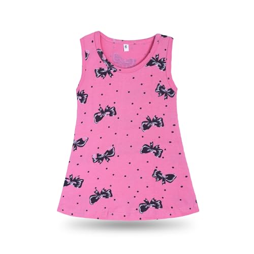 T2F Baby Girls' Printed Nightgown