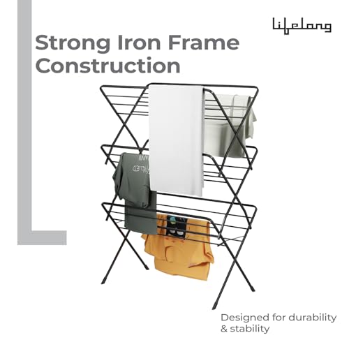 Lifelong Foldable Cloth Drying Stand