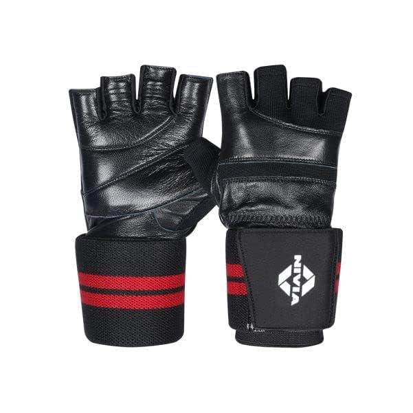 Nivia Wristlock Weightlifting Gloves -Genuine