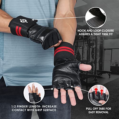 Nivia Wristlock Weightlifting Gloves -Genuine