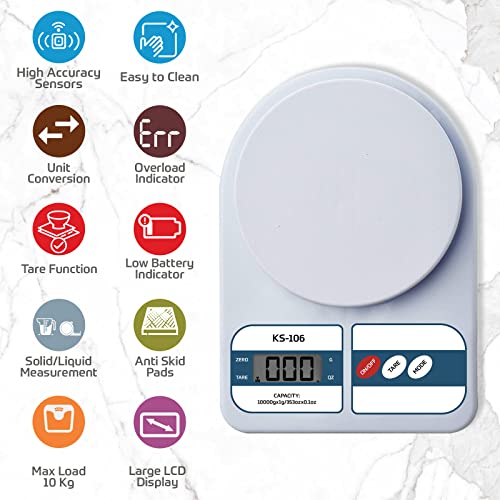 beatXP Kitchen Scale Multipurpose Portable