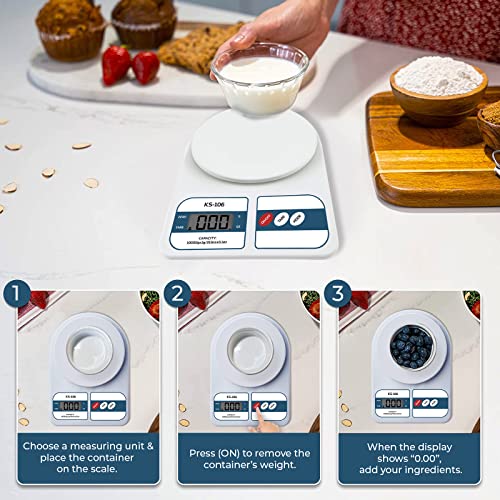 beatXP Kitchen Scale Multipurpose Portable