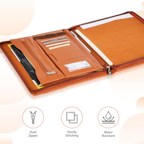Amazon Basics Leatherette Document Files