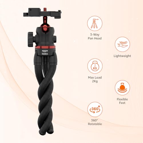 Amazon Basics Flexible Tripod