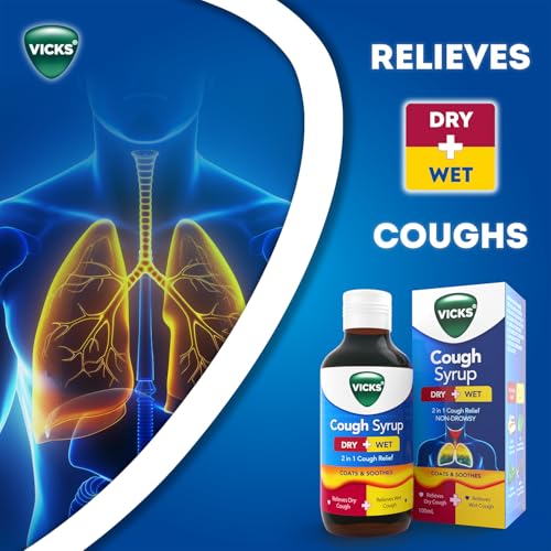 Vicks Cough Syrup, 100ml Bottle