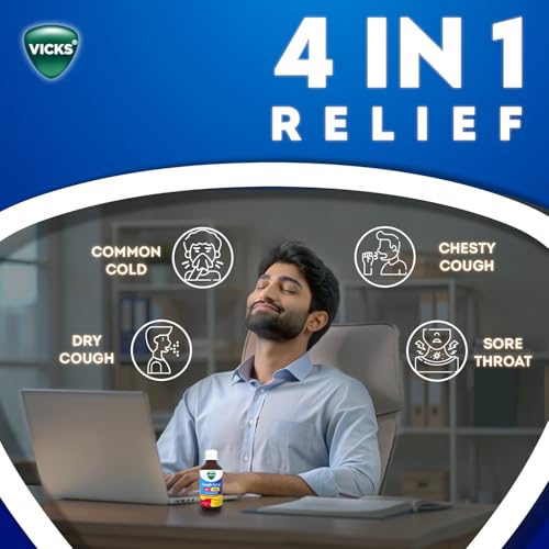 Vicks Cough Syrup, 100ml Bottle