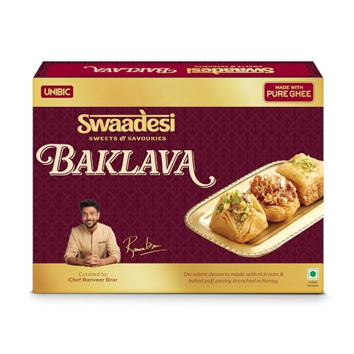 Unibic Swaadesi Assorted Baklava Box | 200 gm| Gift Box