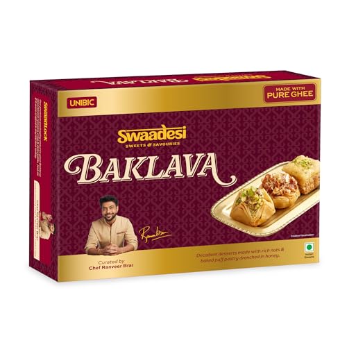 Unibic Swaadesi Assorted Baklava Box | 200 gm| Gift Box - Image 5