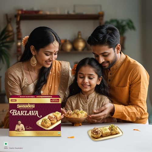 Unibic Swaadesi Assorted Baklava Box | 200 gm| Gift Box - Image 7