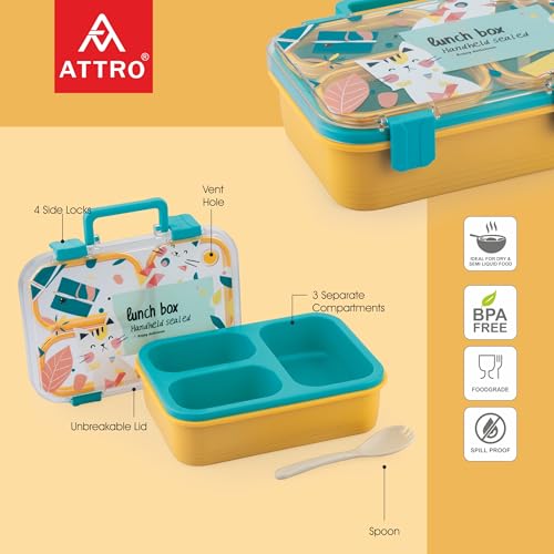 ATTRO Kitty Kart Plastic Lunch