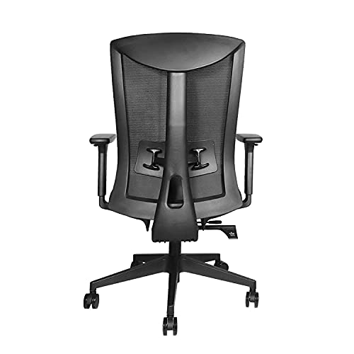 INNOWIN Henry Medium Back Ergonomic Office (Black)| 3 Years Warranty - Image 3