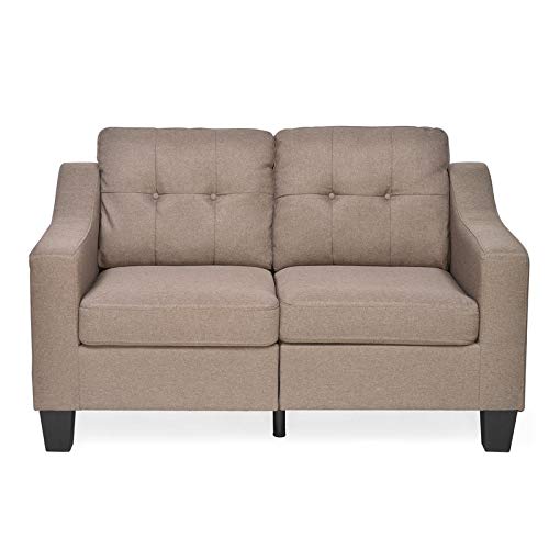 Nilkamal @Home By Zella 2 Seater Fabric Sofa In Dark Beige Finish - Image 3