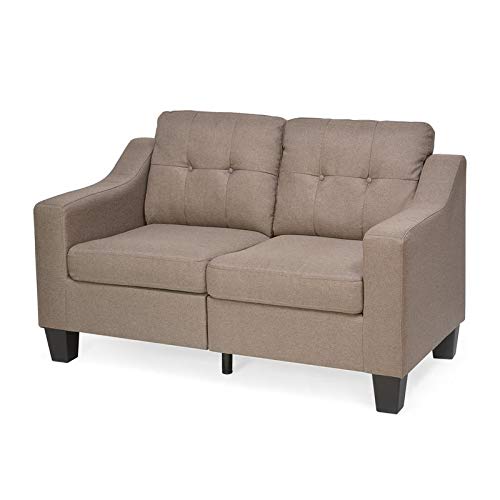 Nilkamal @Home By Zella 2 Seater Fabric Sofa In Dark Beige Finish - Image 5