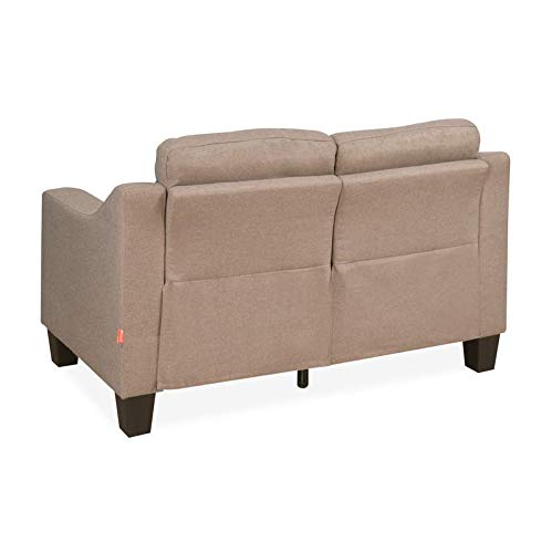Nilkamal @Home By Zella 2 Seater Fabric Sofa In Dark Beige Finish - Image 6