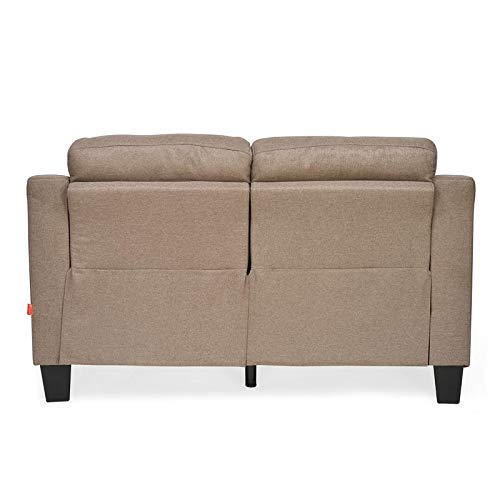 Nilkamal @Home By Zella 2 Seater Fabric Sofa In Dark Beige Finish - Image 7