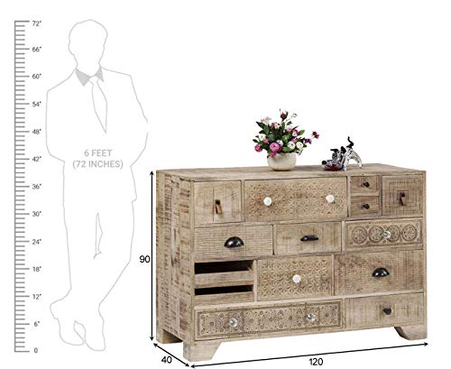 The Attic Duns Drawer Chest, Natural, Large (KL-2043) - Image 3