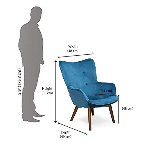 @home By Nilkamal Leisure Chair (Blue) - Image 2