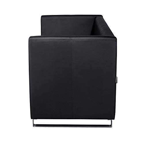 Nilkamal Reed 2 Seater Sofa, Black - Image 5