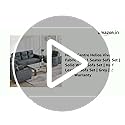 Helios Vive Fabric 3+1+1 Seater Sofa Set - Grey - Image 2