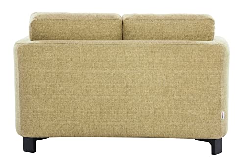 HomeTown Grace Fabric Two Seater Sofa in Olive Colour - Image 7