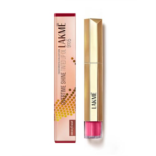 Lakme 9to5 Overtime Shine Tinted Lip Oil - Berry Bling 5.3ml