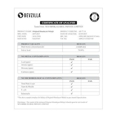 Bevzilla Himalayan Shilajit Coffee Powder