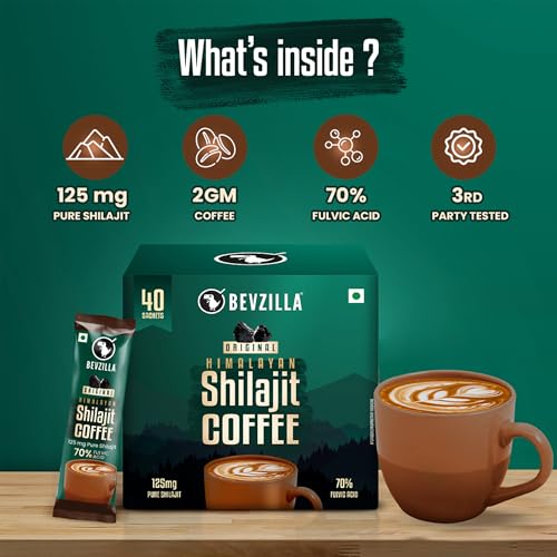 Bevzilla Himalayan Shilajit Coffee Powder