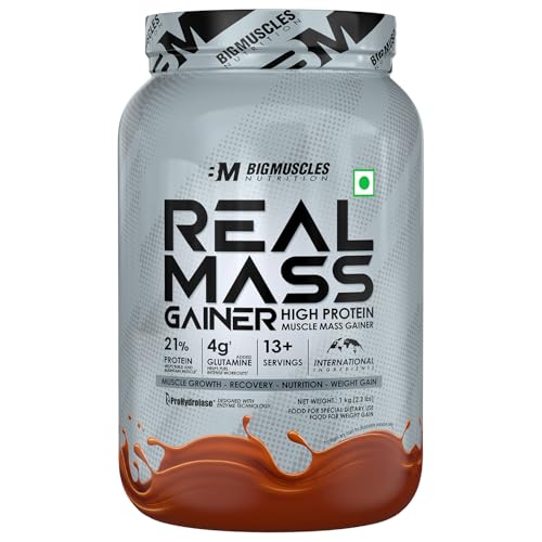 Bigmuscles Nutrition Real Mass Gainer|Lean