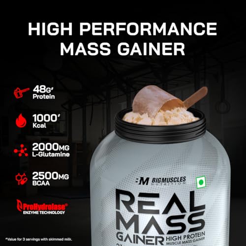 Bigmuscles Nutrition Real Mass Gainer|Lean