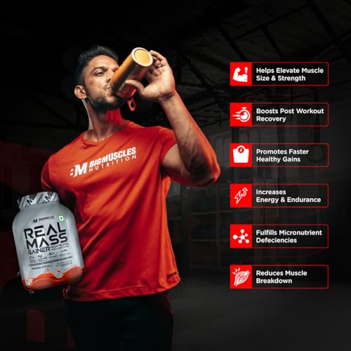 Bigmuscles Nutrition Real Mass Gainer|Lean