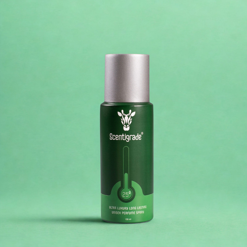Scentigrade Twenty Five Degree Unisex Luxury Perfume Body Spray |No Gas| Long Lasting Scent Eau de Cologne - 150 ml(For Men & Women)