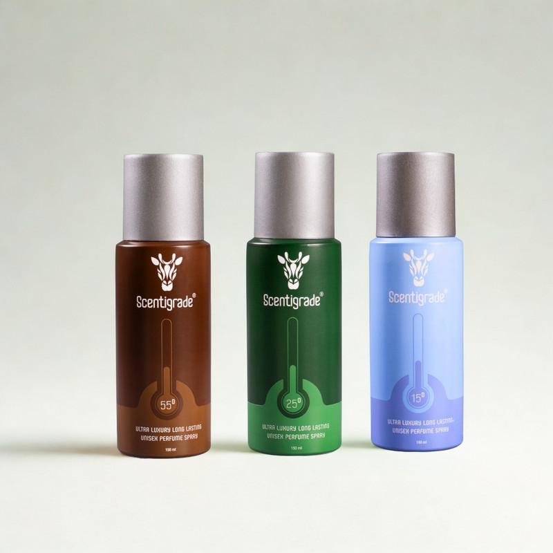 Scentigrade TrioPack|Unisex Luxury Perfume Body