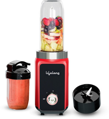 Lifelong LLNBB003 500 W Mixer Grinder(LLNBB003 | 2 Jars | Red) - Image 2