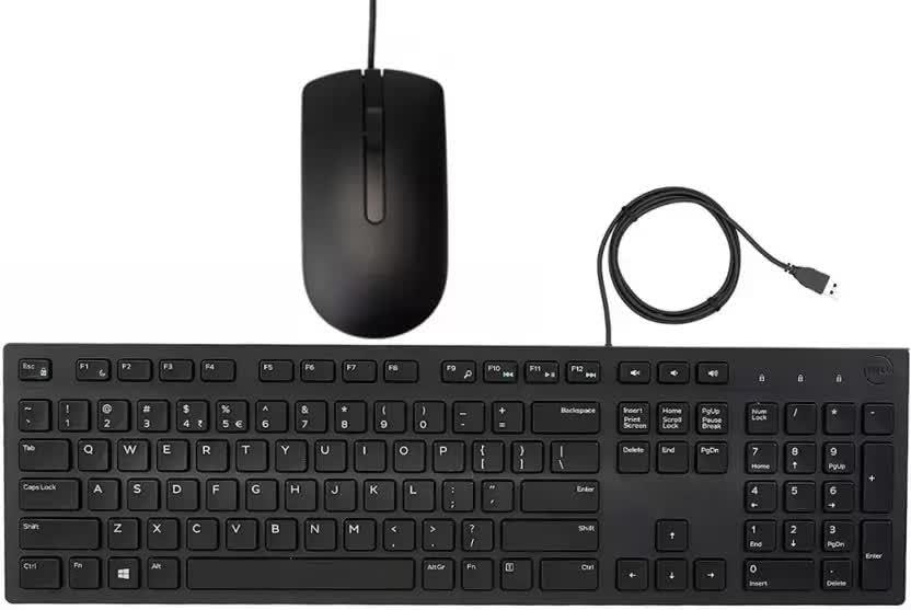 Dell USB Wired Keyboard and Mouse Set (Black) KB216+MS116 - Image 5