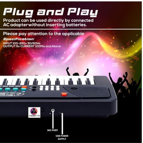 Kids Piano Keyboard with Mic