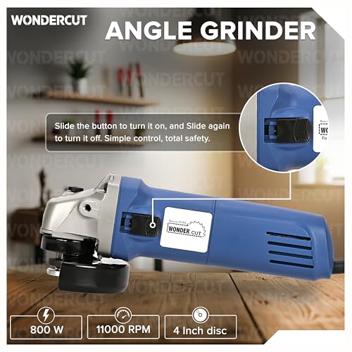 WONDERCUT WC-AG-6-100 Angle Grinder, 750W