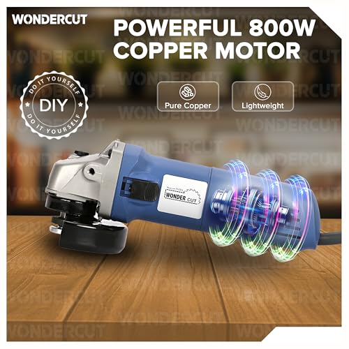 WONDERCUT WC-AG-6-100 Angle Grinder, 750W