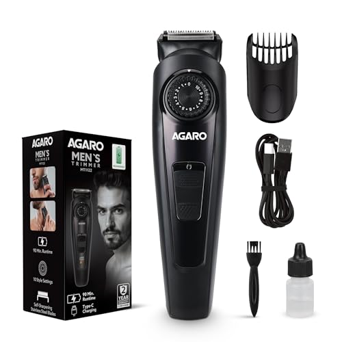 AGARO Beard Trimmer MT1122, 10