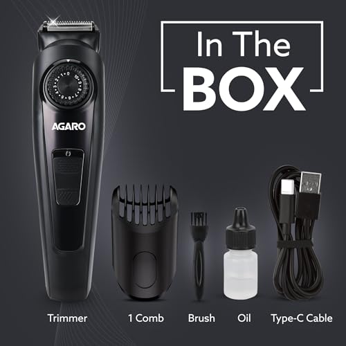 AGARO Beard Trimmer MT1122, 10
