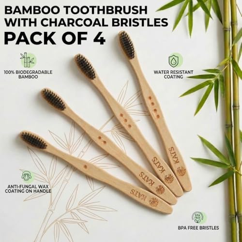 KATS Organic Bamboo Toothbrush