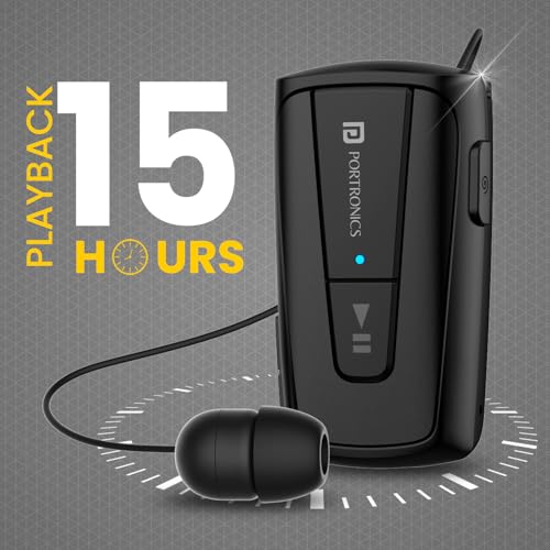 Portronics Harmonics Klip 4 Retractable