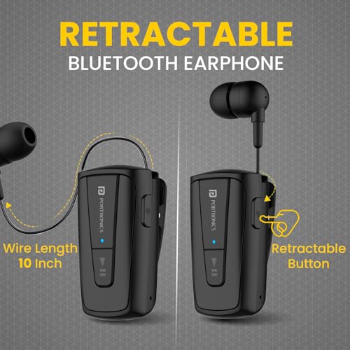Portronics Harmonics Klip 4 Retractable