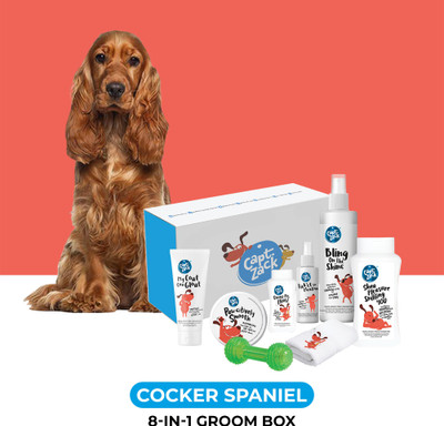 Captain Zack The Cocker Spaniel Groom Box Pet Spa Kit - Image 2