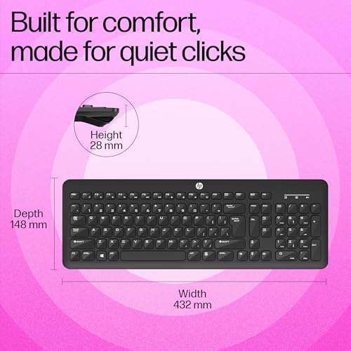 HP K260 Wireless Keyboard/Quick/Comfy/Accurate/Plug