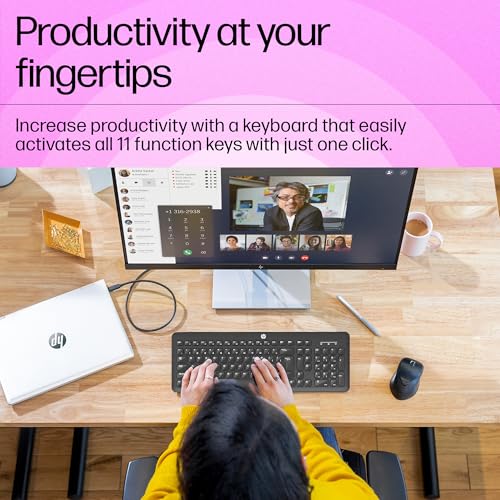 HP K260 Wireless Keyboard/Quick/Comfy/Accurate/Plug